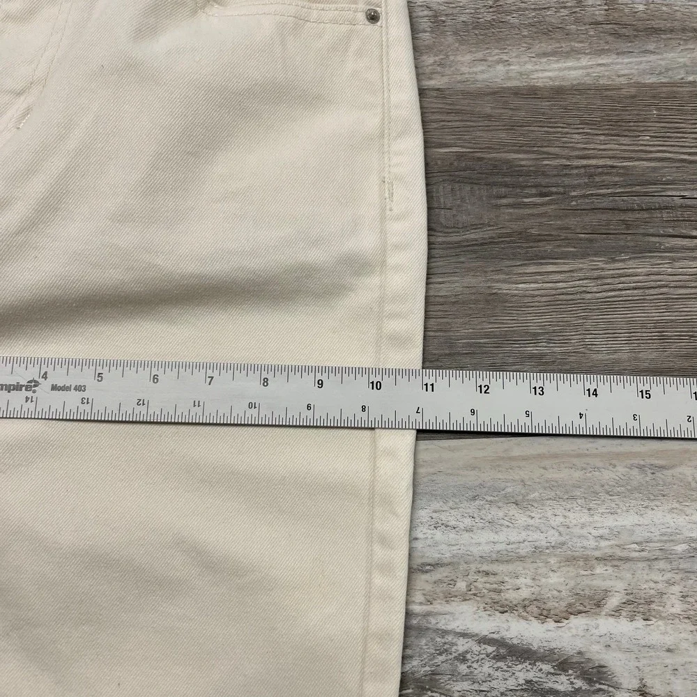 PacSun Kids Muted Clay Gardenia Cream Peachy Girls 12 High Rise Colorblock Pants - Picture 9 of 11